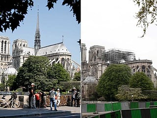 Before and after the big fire: A look inside Notre-Dame