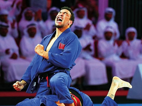 Faisal Al Ketbi (pictured) will lead a team of fighters against Mohammad Al Qubaisi's boys in a Champions Challenge in Abu Dhabi on Wednesday.