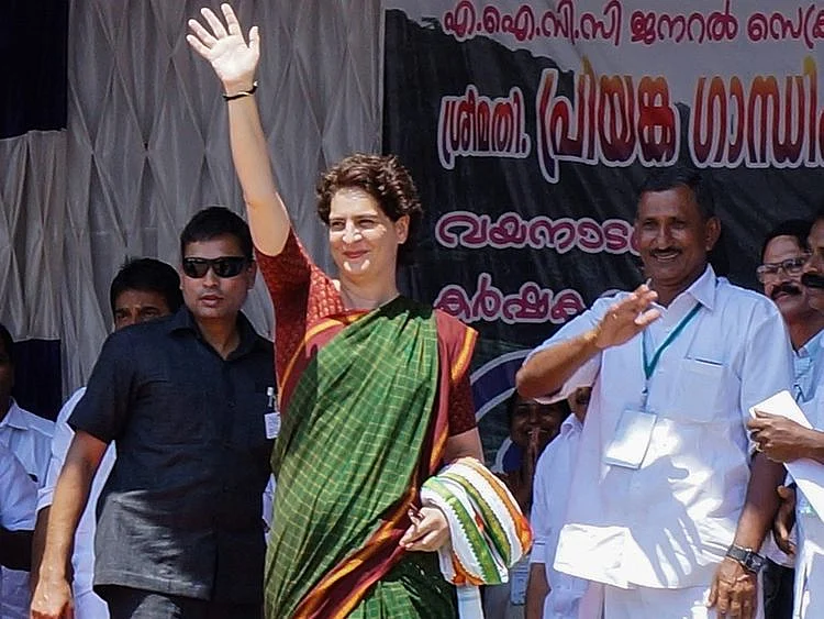 Congress' general secretary Priyanka Gandhi Vadra