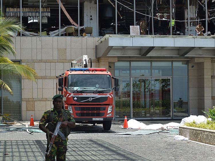 Sri Lanka blasts hotel