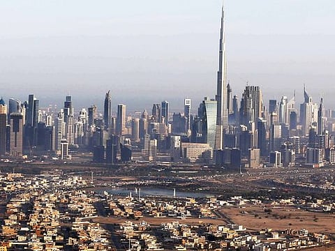 A view of Dubai skyline.