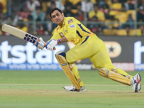 M.S. Dhoni is back in business as he joined the practice session of Chennai Super Kings on Tuesday.