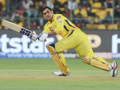 M.S. Dhoni is back in business as he joined the practice session of Chennai Super Kings on Tuesday.