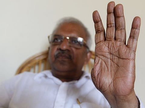 P. Jayarajan, a Communist Party of India (Marxist) electoral candidate, lost his thumb in a 1999 attack.