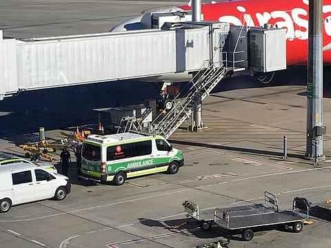  Four doctors spent the next two and a half hours, until the plane landed in Perth, trying to save the infant.