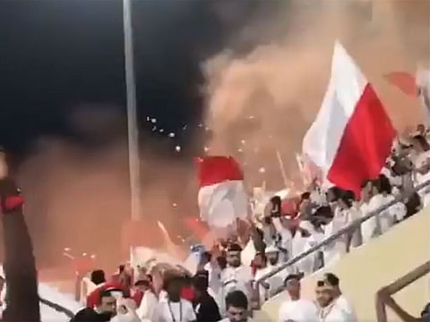 Sharjah Sports Club has condemned the irresponsible behaviour of football fans during last Friday’s match against Al Ain at the Khalid Bin Mohammad Stadium.