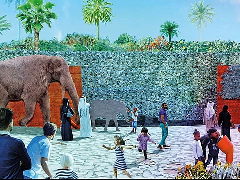 Visitors’ experience will begin in a wadi (dry riverbed) that tells the story of Arabia.