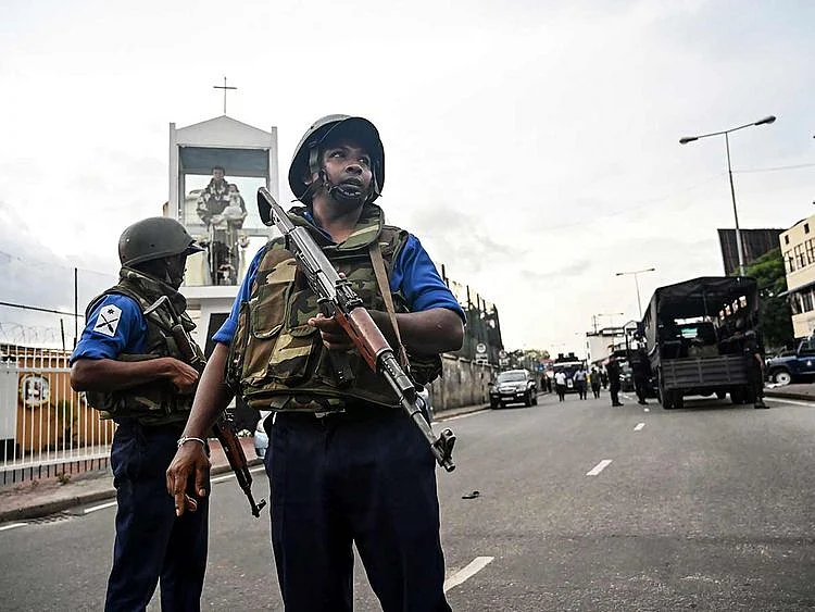 Sri Lankan soldiers blast day 20190423