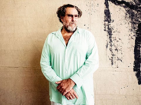 Julian Schnabel in the Musée d’Orsay in Paris on September 28, 2018
