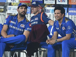 Sachin Tendulkar (right) and Yuvraj Singh