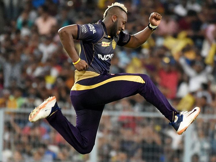 Kolkata Knight Riders' Andre Russell