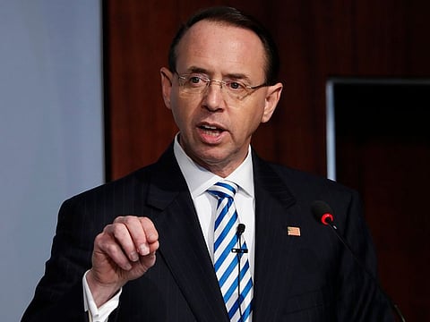 Deputy Attorney General Rod Rosenstein.