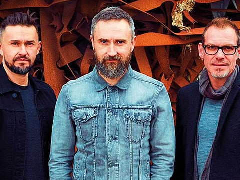 Mike and Noel Hogan with Fergal Lawler.