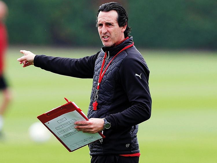 Arsenal manager Unai Emery
