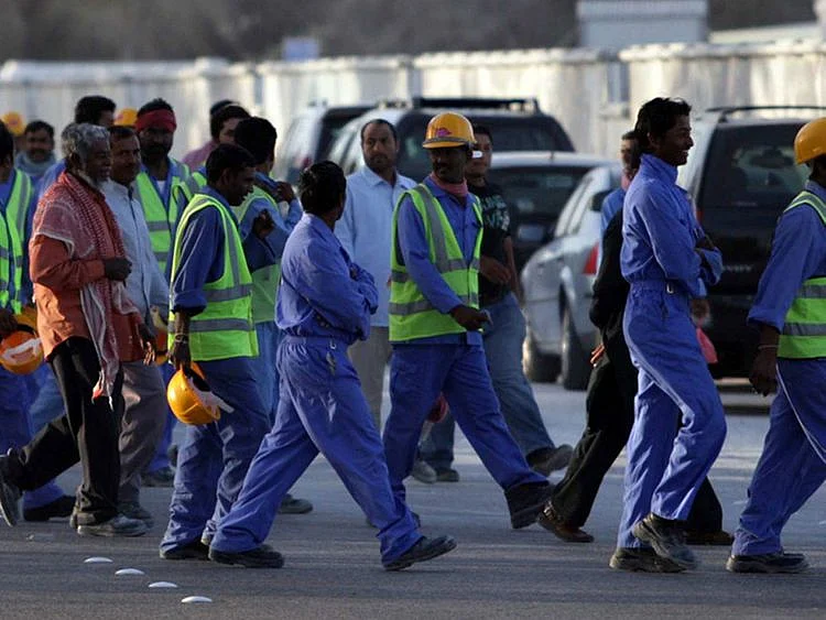 Labourers in the UAE