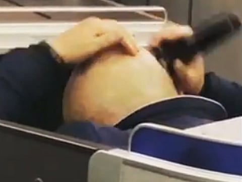 Screengrab of the video that has gone viral