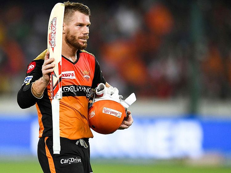 Sunrisers Hyderabad cricketer David Warner.