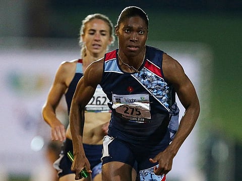 South African athlete Caster Semenya.