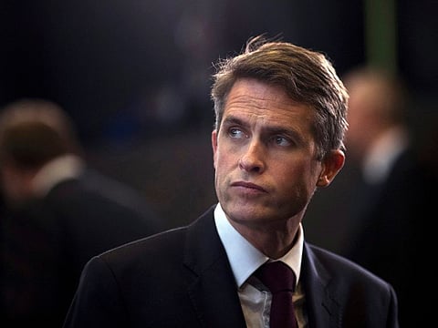 Britain's Defence Minister Gavin Williamson.