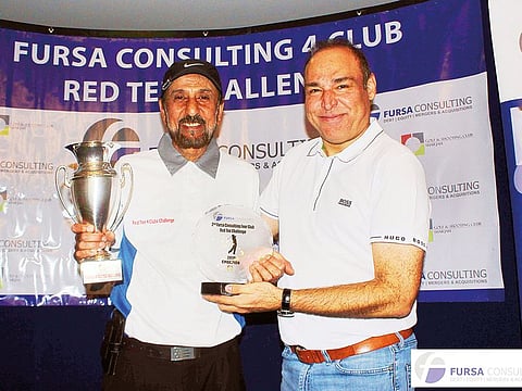 Champion Daud Osman (left) with Managing Partner of Fursa Consulting, Abdul Moiz Khan.