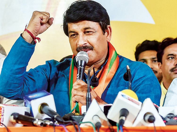 Delhi BJP President Manoj Tiwari