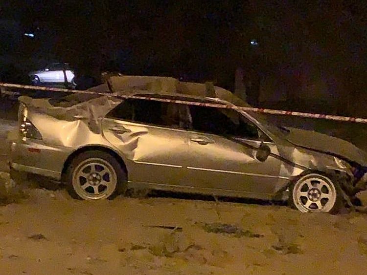 Car accident in Al Ain 