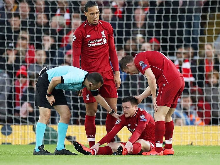 Liverpool's Andrew Robertson 