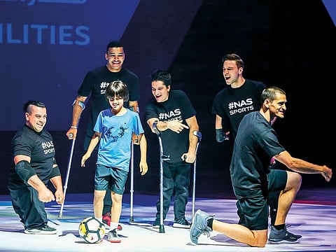Shaikh Ahmad Bin Mohammad Bin Rashid Al Maktoum, President of the National Olympic Committee, graced the opening the ceremony of the 7th Nad Al Sheba Sports Tournament at the Nad Al Sheba Sports Complex on Tuesday night.