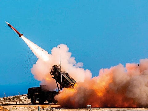 The Pentagon said the US was moving a Patriot missile battery to the Gulf region to counter threats from Iran.