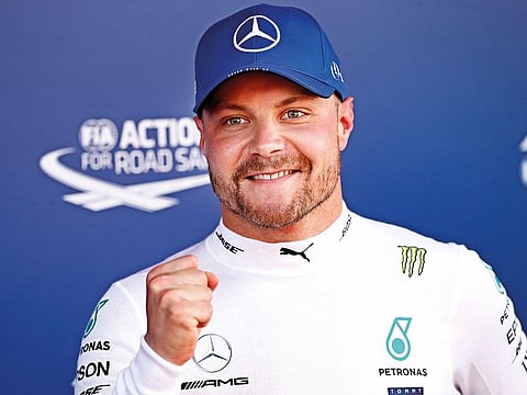 Valtteri Bottas clocked a track record lap of 1 min 15.406 sec.