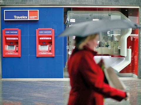 File picture of a Travelex outlet in London, one of the entities within the Finablr fold.  