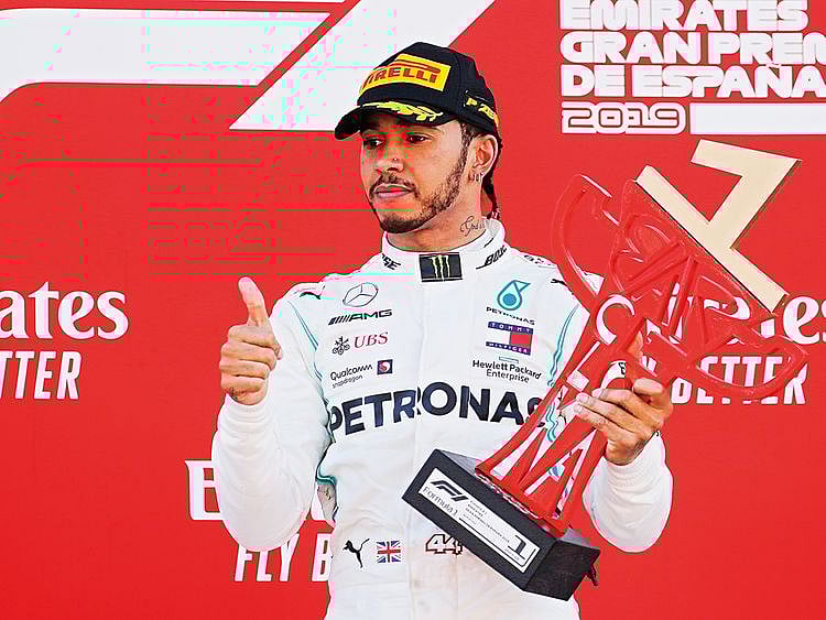 Mercedes’ Lewis Hamilton