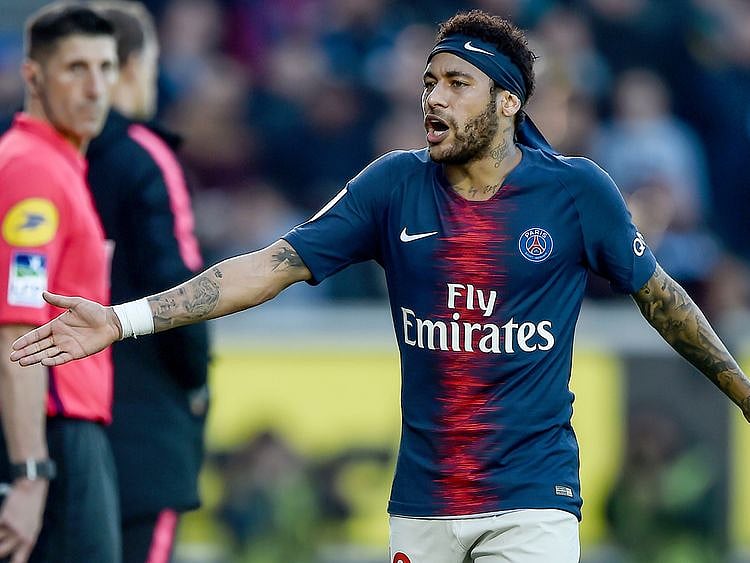 Paris Saint-Germain's forward Neymar