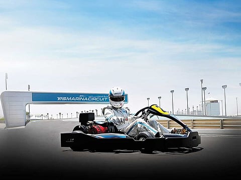 Karting at Yas Island