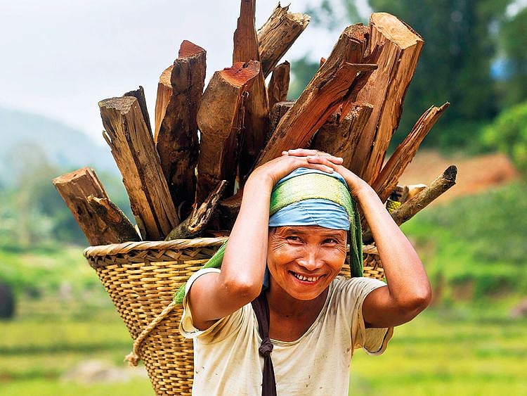 A Khasi tribal woman Lona Syngkli