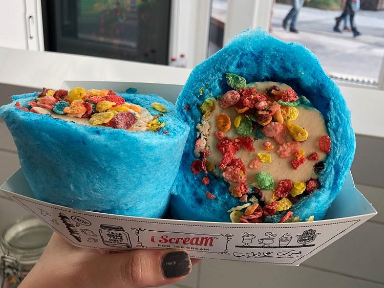 The ice cream burrito