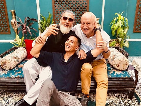 Akshay Kumar reunites with Anupam Kher, Gulshan Grover