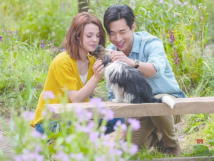 tab Kathryn Prescott and Henry Lau in A Dog's Journey-1557903280690