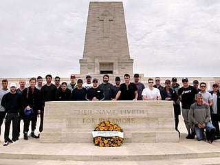 Gallipoli visit inspires Aussies ahead of World Cup