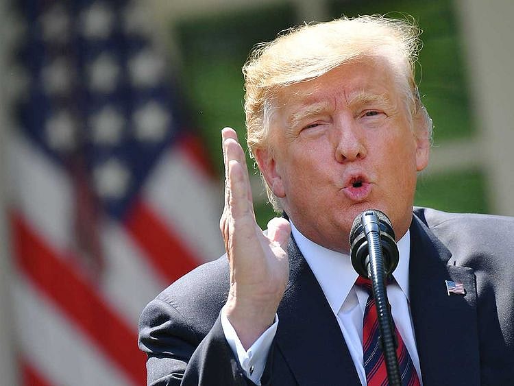 US President Donald Trump