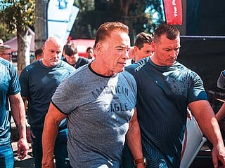 Hollywood actor Arnold Schwarzenegger worried he'd struggle to bond with grandchildren