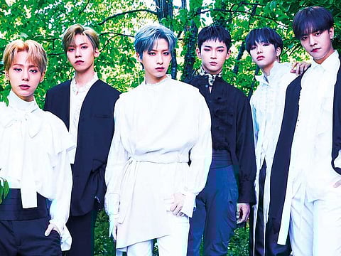 Oneus members: Xion, Keonhee Hwanwoong, Leedo, Seoho and Ravn.