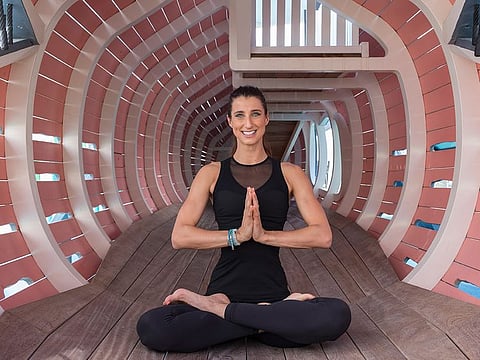 Alison McLaughlin, Master Trainer for Rad Mobility, yoga, Pilates and barre teacher, and Lululemon ambassador for Middle East
