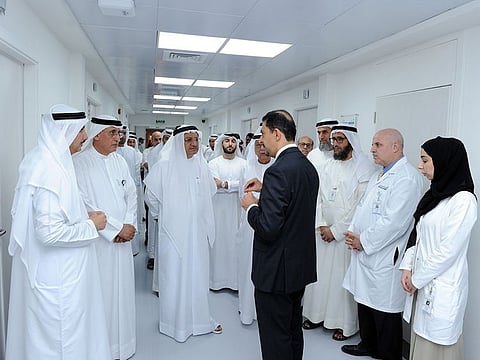 The Dubai Health Authority (DHA) launched a new Neurology and Stroke Unit at Rashid Hospital on Monday. His Excellency Humaid Al Qutami, Director General of the DHA inaugurated ward 25 along with a number of DHA officials. 