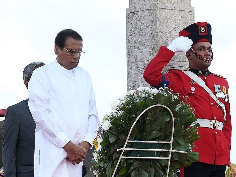 Sri Lankan President Maithripala Sirisena