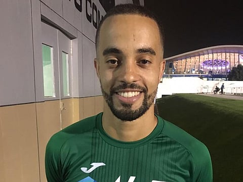 Brazilian-born Georgia futsal player Thales Da Mata.