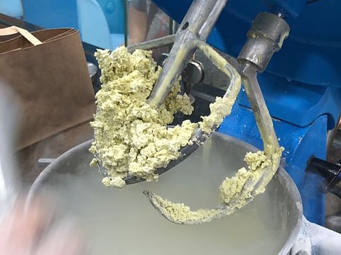Liquid nitrogen is a method used to freeze ice cream.