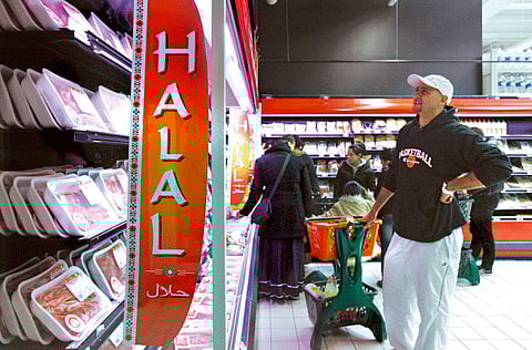 Well stocked: Halal food is popular in countries with a large Muslim population, such as the UK and France