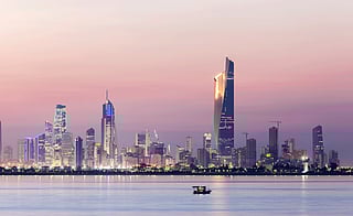 Kuwait City skyline. 