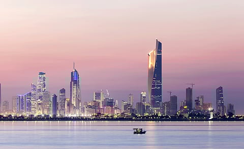 Kuwait City skyline. 
